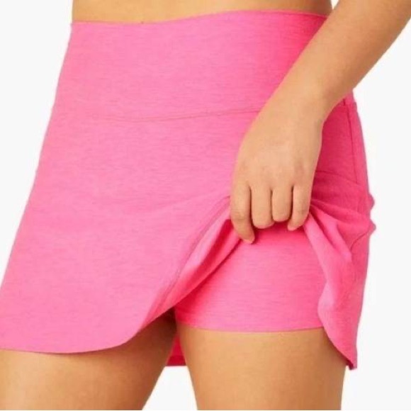 Beyond Yoga pink space dye tie breaker circle skirt skort shorts s small - Picture 3 of 7